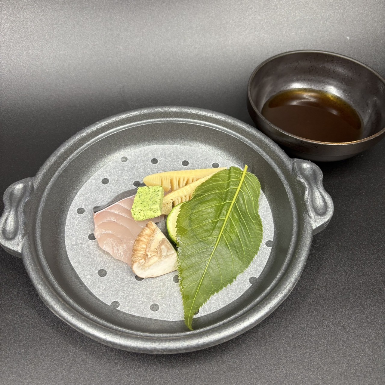 鰆の陶板焼き