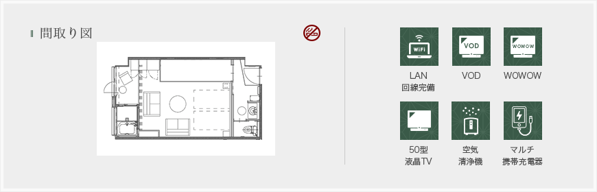 エグゼクティブツイン　間取り図