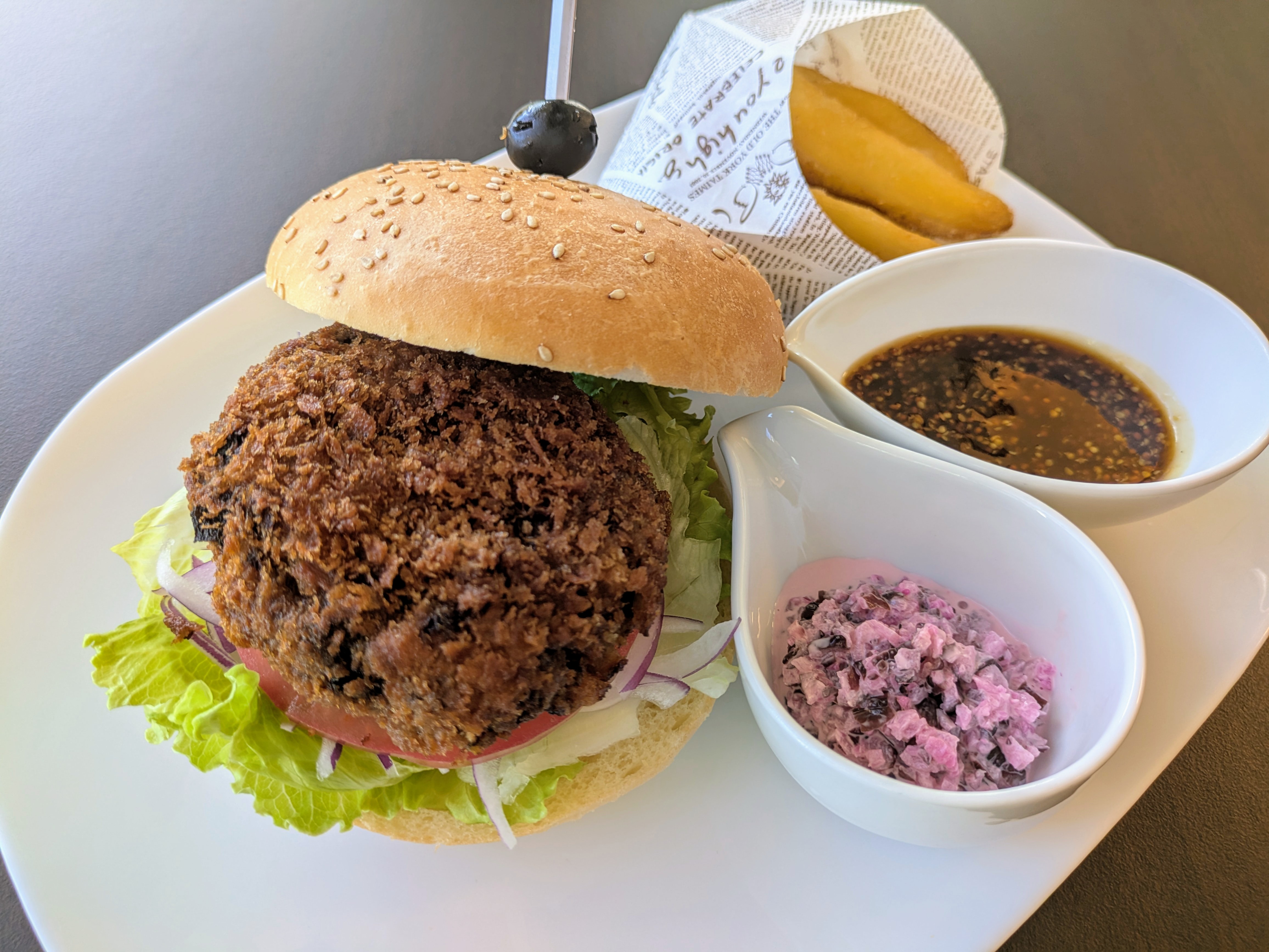 メンチカツバーガー