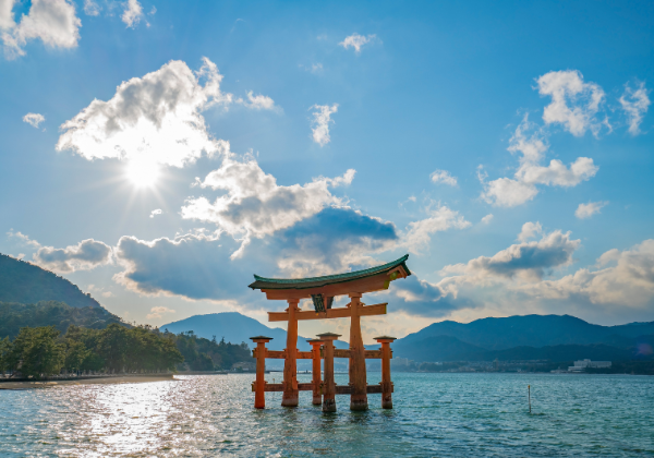 朝拝海上散歩