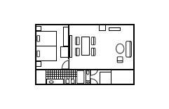 スイート 間取り図